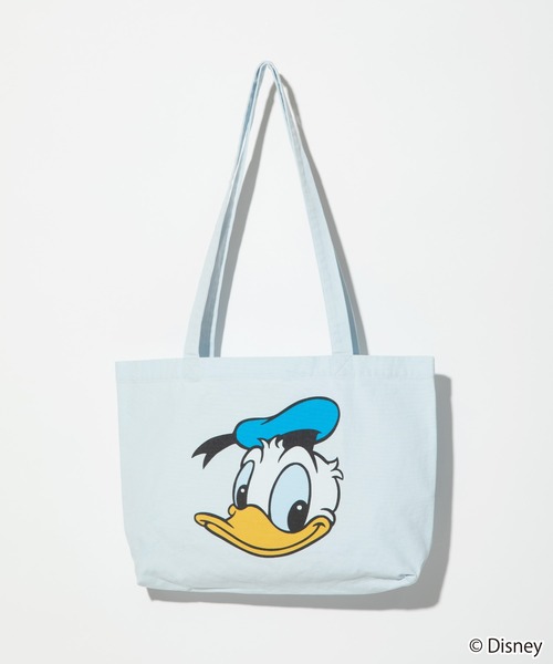WCJ（ダブルシージェイ）の「Disney / WIDE TOTE BAG（トートバッグ・レディース・ライム/グリーン/ピンク/パープル/グレー/サックスブルー・FREE）」の5枚目の写真