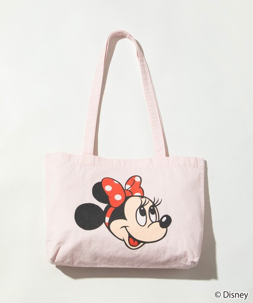 WCJ（ダブルシージェイ）の「Disney / WIDE TOTE BAG（トートバッグ・レディース・ライム/グリーン/ピンク/パープル/グレー/サックスブルー・FREE）」の6枚目の写真