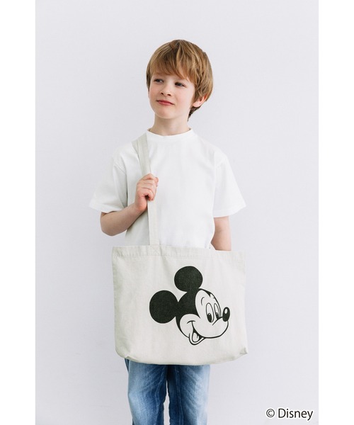 WCJ（ダブルシージェイ）の「Disney / WIDE TOTE BAG（トートバッグ・レディース・ライム/グリーン/ピンク/パープル/グレー/サックスブルー・FREE）」の9枚目の写真