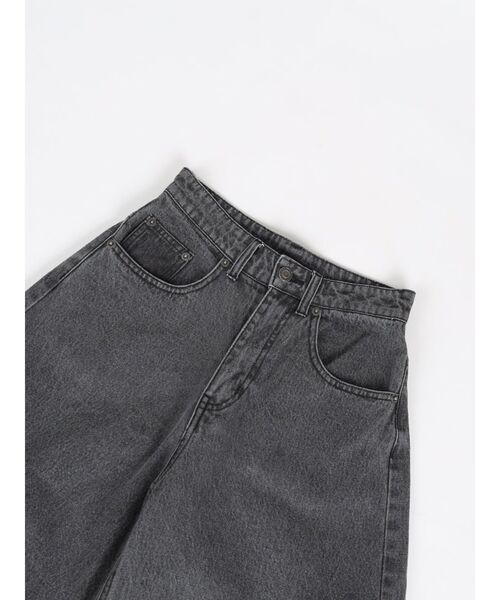:ETHROF(イーサオブ)の「DENIM BERMUDA SHORTS(その他パンツ・レディース・ブラック・MEDIUM)」の4枚目の写真