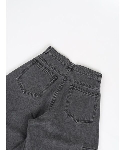 :ETHROF(イーサオブ)の「DENIM BERMUDA SHORTS(その他パンツ・レディース・ブラック・MEDIUM)」の3枚目の写真
