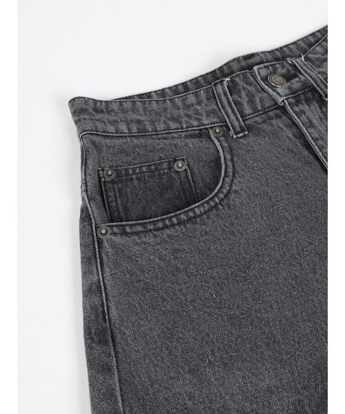 :ETHROF(イーサオブ)の「DENIM BERMUDA SHORTS(その他パンツ・レディース・ブラック・MEDIUM)」の2枚目の写真