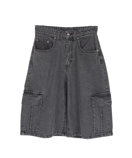 :ETHROF(イーサオブ)の「DENIM BERMUDA SHORTS(その他パンツ・レディース・ブラック・MEDIUM)」の21枚目の写真
