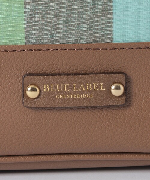 BLUE LABEL CRESTBRIDGE(ブルーレーベルクレストブリッジ)の「クレストブリッジチェックコットンリネントート(トートバッグ・レディース・グリーン系その他2/レッド系その他4/ライトブルー・FREE)」の5枚目の写真