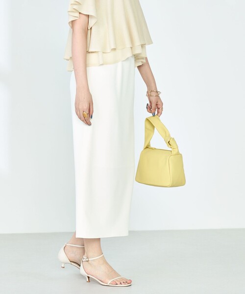 NOLLEY’S Sophi（ノーリーズソフィ）の「《セットアップ対応》ウォッシャブルマルチファンクションロングタイトスカート（スカート・レディース・ブラック/オフホワイト・38/36/34）」の13枚目の写真