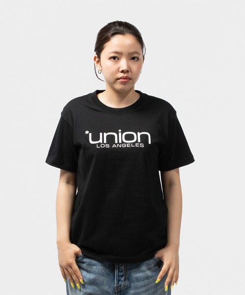 UNION(UNION TOKYO)(ユニオン)の「UNION TOKYO WMNS ASTERISK TEE ユニオントーキョー(Tシャツ/カットソー・レディース・ブラック/ネイビー・FREE)」の3枚目の写真