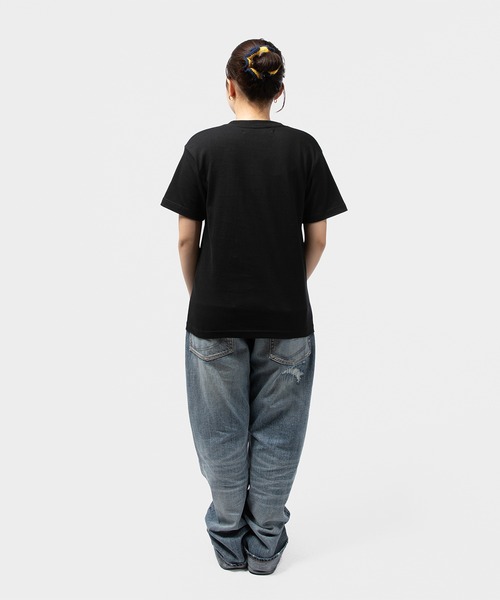 UNION(UNION TOKYO)(ユニオン)の「UNION TOKYO WMNS ASTERISK TEE ユニオントーキョー(Tシャツ/カットソー・レディース・ブラック/ネイビー・FREE)」の6枚目の写真