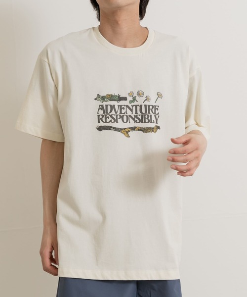 THE GOODLAND MARKET(ザグッドランドマーケット)の「PARKS PROJECT Organic CT Adventure Responsibly Tee(Tシャツ/カットソー・メンズ・オフホワイト・LARGE)」の1枚目の写真
