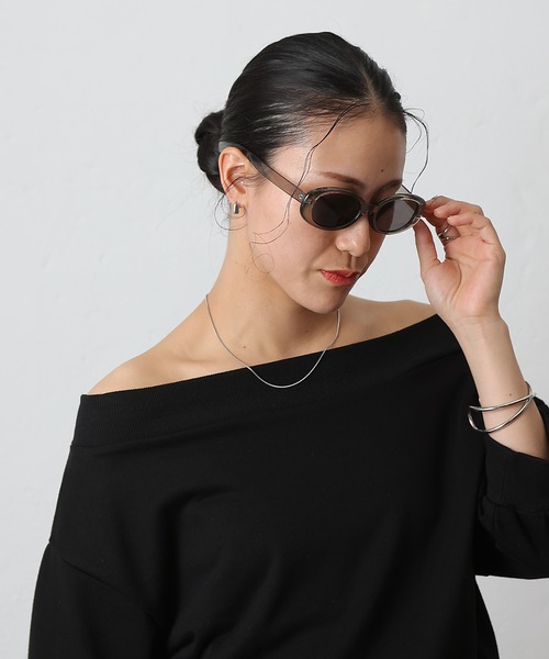 COLONY 2139(コロニートゥーワンスリーナイン)の「オーバルサングラス(サングラス・レディース・ブラック/クリア・FREE)」の20枚目の写真