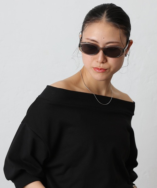 COLONY 2139(コロニートゥーワンスリーナイン)の「オーバルサングラス(サングラス・レディース・ブラック/クリア・FREE)」の21枚目の写真