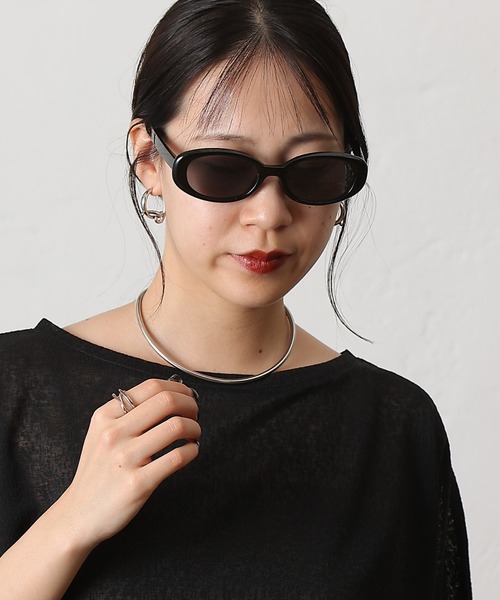 COLONY 2139(コロニートゥーワンスリーナイン)の「オーバルサングラス(サングラス・レディース・ブラック/クリア・FREE)」の8枚目の写真