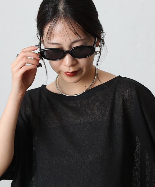 COLONY 2139(コロニートゥーワンスリーナイン)の「オーバルサングラス(サングラス・レディース・ブラック/クリア・FREE)」の10枚目の写真