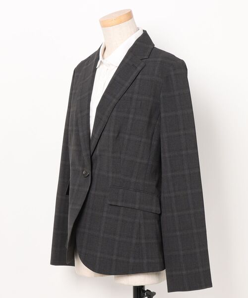 ストレッチ ウォッシャブル UV】m.f.エディトリアルレディース 1釦