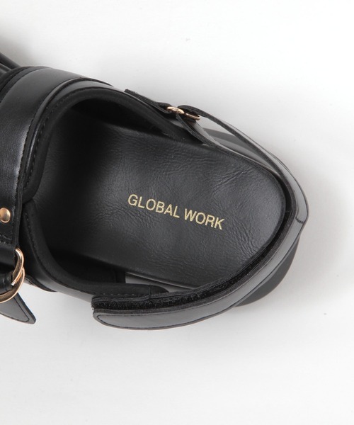 GLOBAL WORK（グローバルワーク）の「エアかる2ベルトサンダル/327965（サンダル・レディース・ブラック/アイボリー・SMALL/LARGE/MEDIUM）」の14枚目の写真