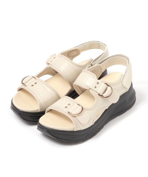 2色展開♥ダブルバックル スエードサンダル/追跡有 UGG Australia 2025年春夏モデル アグ 厚底 サンダル スエード