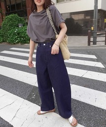 コクーンデニムパンツ