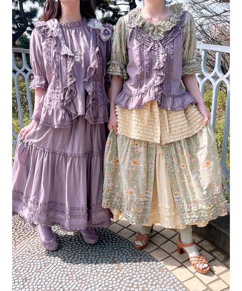 PINK HOUSE（ピンクハウス）の「ロゴ刺繍ブラウス（シャツ/ブラウス・レディース・ホワイト/ブラック/ピンク/イエロー/ミント/ラベンダー・フリー）」の20枚目の写真