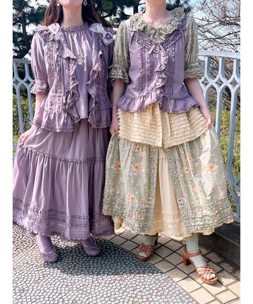 PINK HOUSE（ピンクハウス）の「ロゴ刺繍ブラウス（シャツ/ブラウス・レディース・ホワイト/ブラック/ピンク/イエロー/ミント/ラベンダー・フリー）」の21枚目の写真