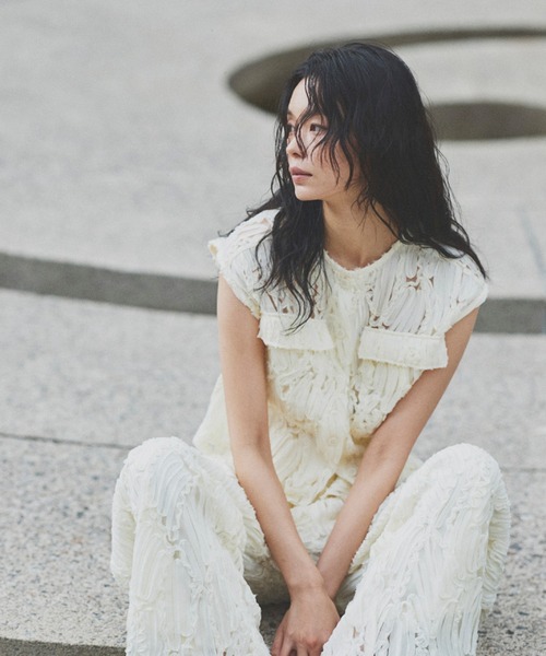 セール】刺繍レース シアーベスト（ベスト）｜hellam（へラム）の