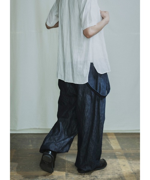suzuki takayuki(スズキタカユキ)の「salopette II / denim(デニムパンツ・メンズ・インディゴブルー・MEDIUM/LARGE)」の6枚目の写真