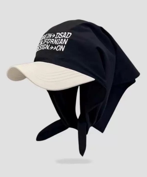 tone（トーン）の「【Re:one】babou cap(MA)（キャップ・レディース・ブラック/ホワイト・FREE）」の2枚目の写真