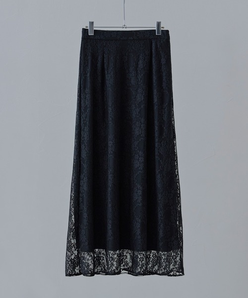 ラッセルノ♡スカート♡花柄♡レース♡ブラック ラッセルノ♡スカート♡花柄♡レース♡ブラック