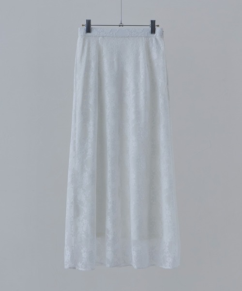 etoll.（エトル）の「フラワーレースナロースカート（スカート・レディース・ブラック/ホワイト・M）」の18枚目の写真