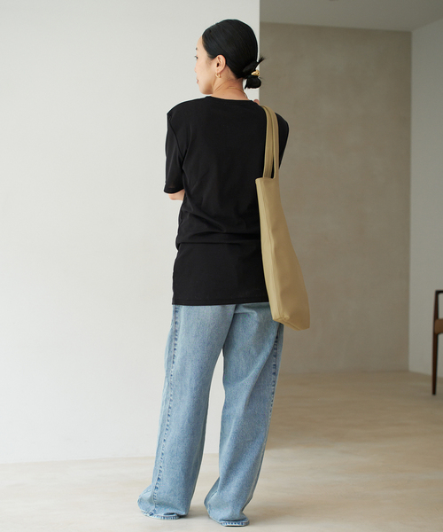 プラージュ Plage 《予約》SQUARE SHOULDER H/S Tシャツ
