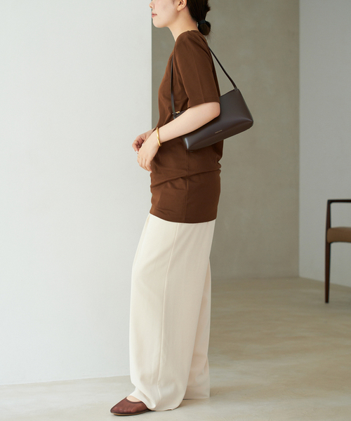 SQUARE SHOULDER H/S Tシャツ（Tシャツ/カットソー）｜Plage