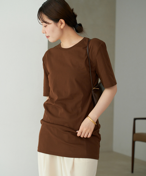 SQUARE SHOULDER H/S Tシャツ（Tシャツ/カットソー）｜Plage