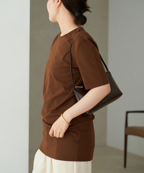 plage SQUARE SHOULDER H/S Tシャツ SQUARE SHOULDER H/S Tシャツ（Tシャツ/カットソー）｜Plage