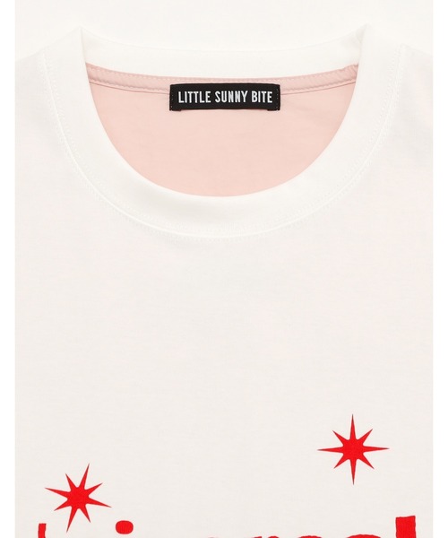 Little sunny bite(リトルサニーバイト)の「【8】【it】【little sunny bite】32 big tee(Tシャツ/カットソー・レディース・ブラック/ピンク/ホワイト・MEDIUM/SMALL)」の12枚目の写真