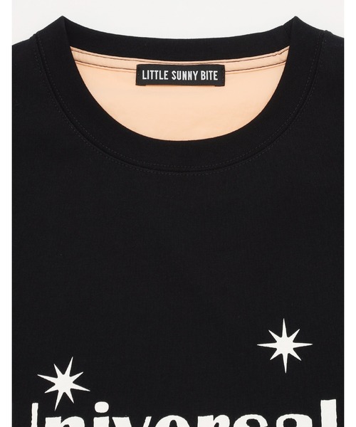Little sunny bite(リトルサニーバイト)の「【8】【it】【little sunny bite】32 big tee(Tシャツ/カットソー・レディース・ブラック/ピンク/ホワイト・MEDIUM/SMALL)」の22枚目の写真