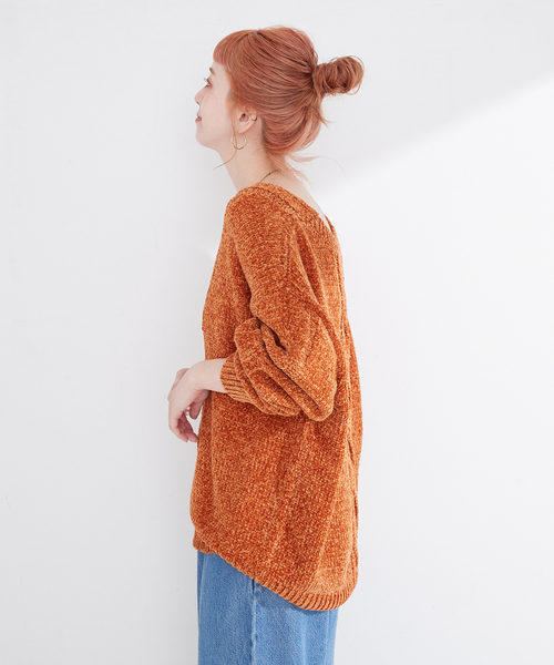 B.C STOCK(ベーセーストック)の「【Deux Allures/ドゥ アリュール】モールケーブルニット(ニット/セーター・メンズ・ダークグリーン/ネイビー/オレンジ/チャコールグレー・FREE)」の9枚目の写真