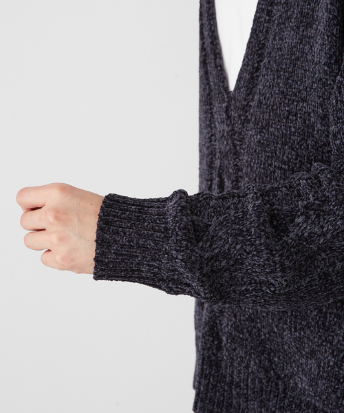 B.C STOCK(ベーセーストック)の「【Deux Allures/ドゥ アリュール】モールケーブルニット(ニット/セーター・メンズ・ダークグリーン/ネイビー/オレンジ/チャコールグレー・FREE)」の18枚目の写真