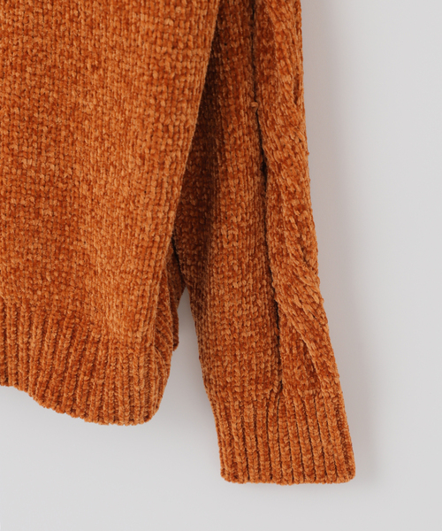 B.C STOCK(ベーセーストック)の「【Deux Allures/ドゥ アリュール】モールケーブルニット(ニット/セーター・メンズ・ダークグリーン/ネイビー/オレンジ/チャコールグレー・FREE)」の22枚目の写真