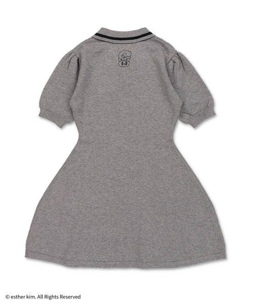 SPINNS（スピンズ）の「【入荷禁止】『エスターバニー』半袖ニットポロワンピ（ワンピース・レディース・アイボリー/グレー・ONESIZE）」の15枚目の写真