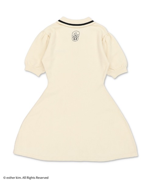 SPINNS（スピンズ）の「【入荷禁止】『エスターバニー』半袖ニットポロワンピ（ワンピース・レディース・アイボリー/グレー・ONESIZE）」の17枚目の写真