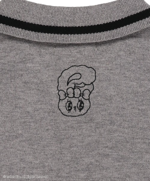 SPINNS（スピンズ）の「【入荷禁止】『エスターバニー』半袖ニットポロワンピ（ワンピース・レディース・アイボリー/グレー・ONESIZE）」の13枚目の写真