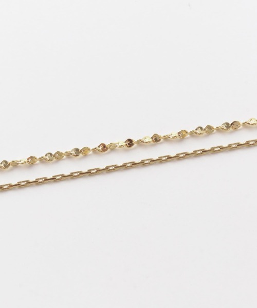 SMELLY(スメリー)の「ステンレススリムレイヤードネックレス(ネックレス・レディース・ゴールド・-)」の6枚目の写真