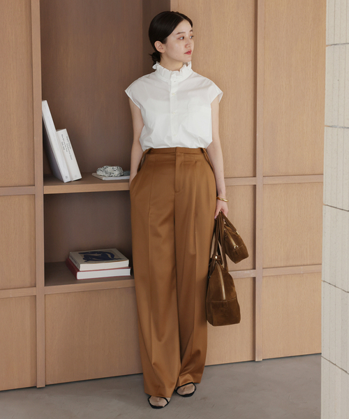 サスペンダーパンツ（スラックス）｜IENA（イエナ）のファッション通販