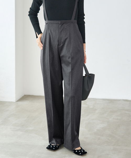セール】サスペンダーパンツ（スラックス）｜IENA（イエナ）の