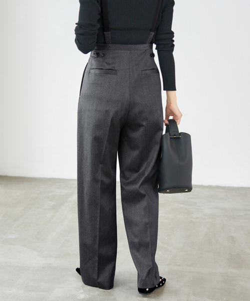 サスペンダーパンツ（スラックス）｜IENA（イエナ）のファッション通販