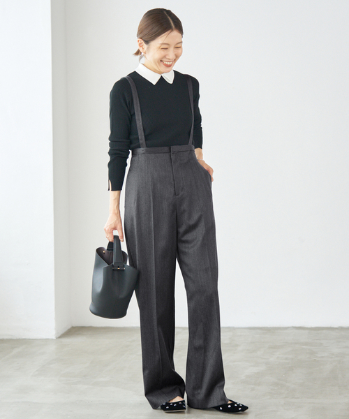 セール】サスペンダーパンツ（スラックス）｜IENA（イエナ）の