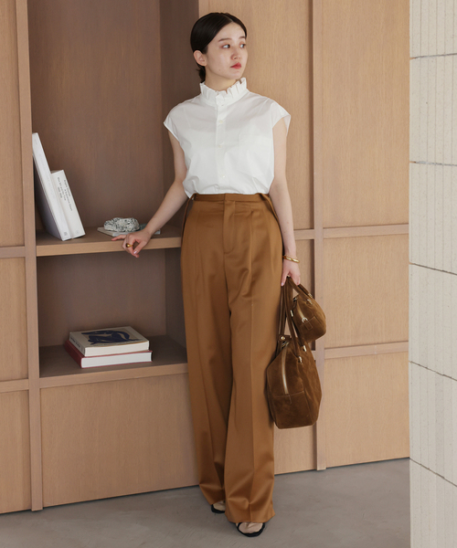 サスペンダーパンツ（スラックス）｜IENA（イエナ）のファッション通販