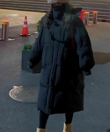 c.u.l（シーユーエル）の「トグルボタン付き フード ダッフル風ロングダウンコート culw831（ダウンジャケット/コート）」