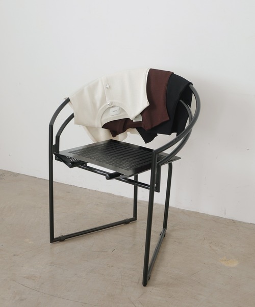 LIAN(リアン)の「ニュアンスメタルボタンニットベスト(ベスト・レディース・ブラウン/アイボリー/ブラック・FREE)」の6枚目の写真