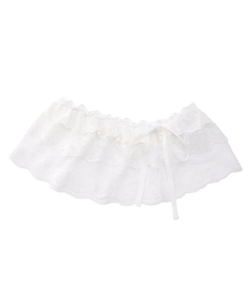 INGNI（イング）の「レースラップベルト（ベルト・レディース・オフホワイト・ONE SIZE）」の8枚目の写真