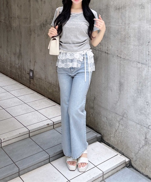 INGNI（イング）の「レースラップベルト（ベルト・レディース・オフホワイト・ONE SIZE）」の12枚目の写真