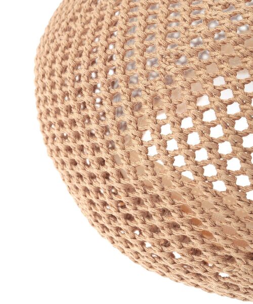 Green　Parks（グリーンパークス）の「・メッシュベレー（ハンチング/ベレー帽・レディース・アイボリー/ブラック/ベージュ・FREE）」の12枚目の写真